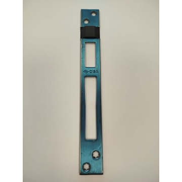 Cerradero acero inox 200X25X5,5 para cerraduras eléctricas Cisa - Imagen 1
