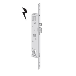 Cerradura Cisa eléctrica de embutir metal E=35 sólo picaporte s/cil. - Imagen 1