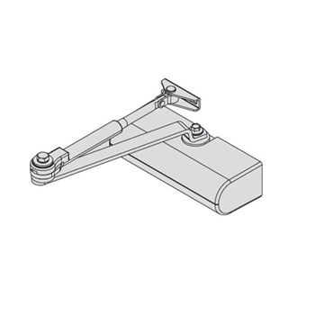Cierrapuertas Cisa multifuerza 2+4 con o sin retención negro - Imagen 2