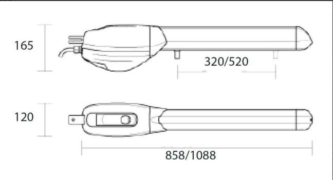 Kit Aprimatic XT2500 1 operador - Imagen 2