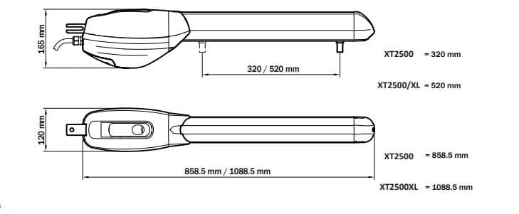 Kit Aprimatic XT2500XL 1 operador - Imagen 2