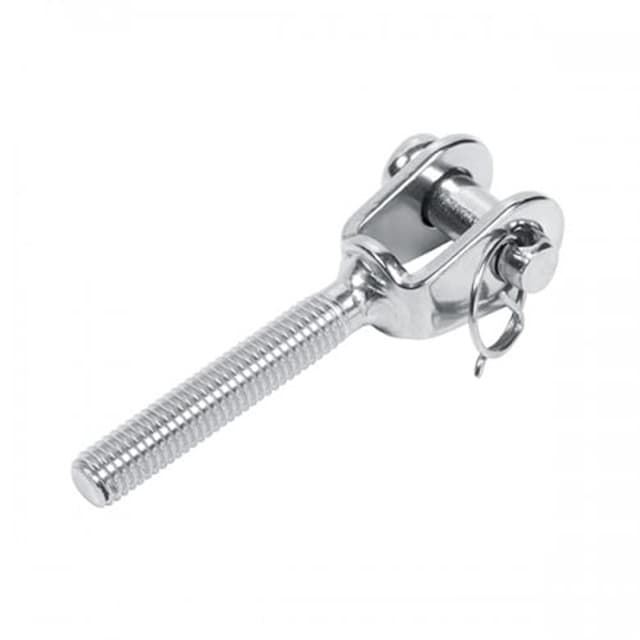 Terminal horquilla rosca exterior inox 316 M6 - Imagen 1